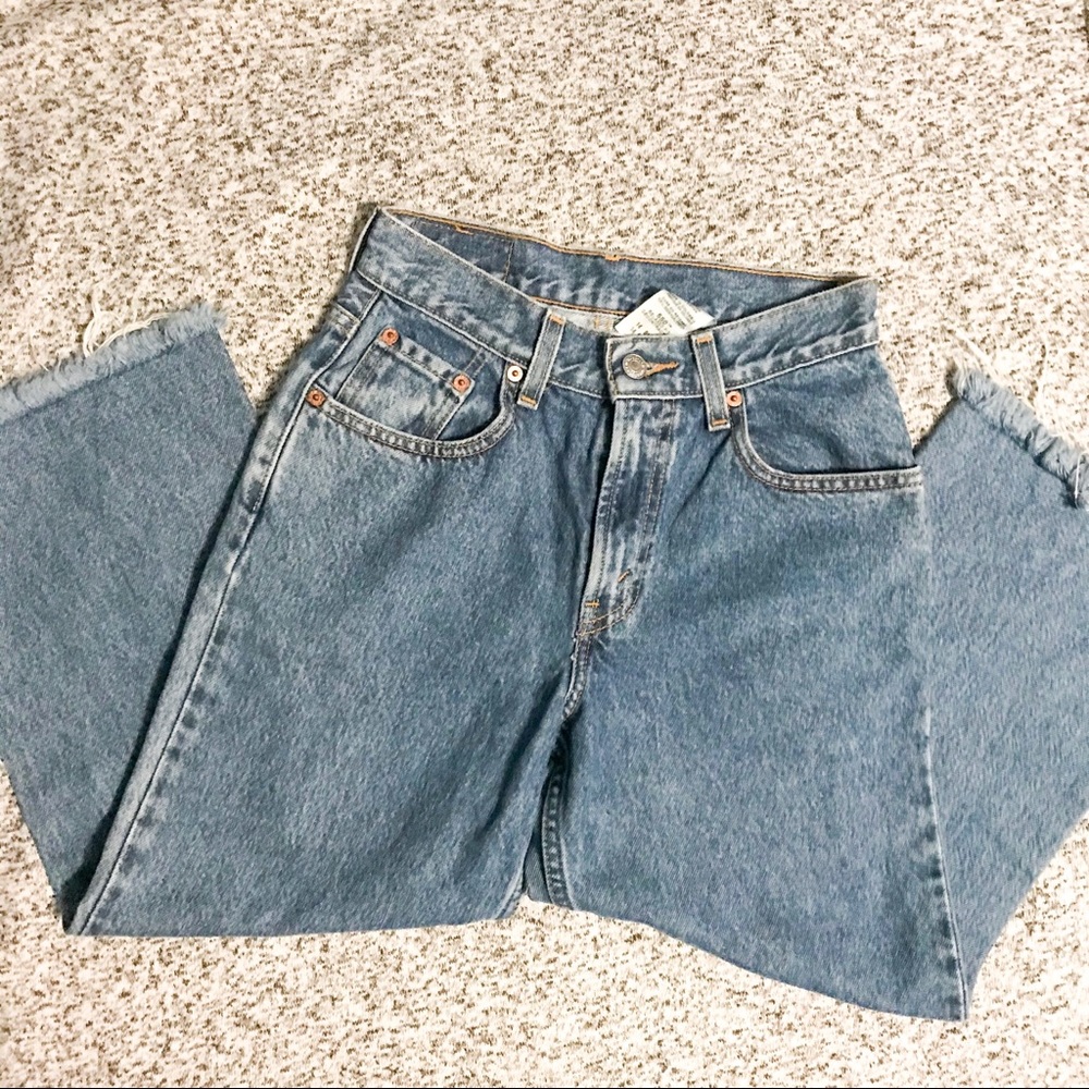 Wide leg jeans